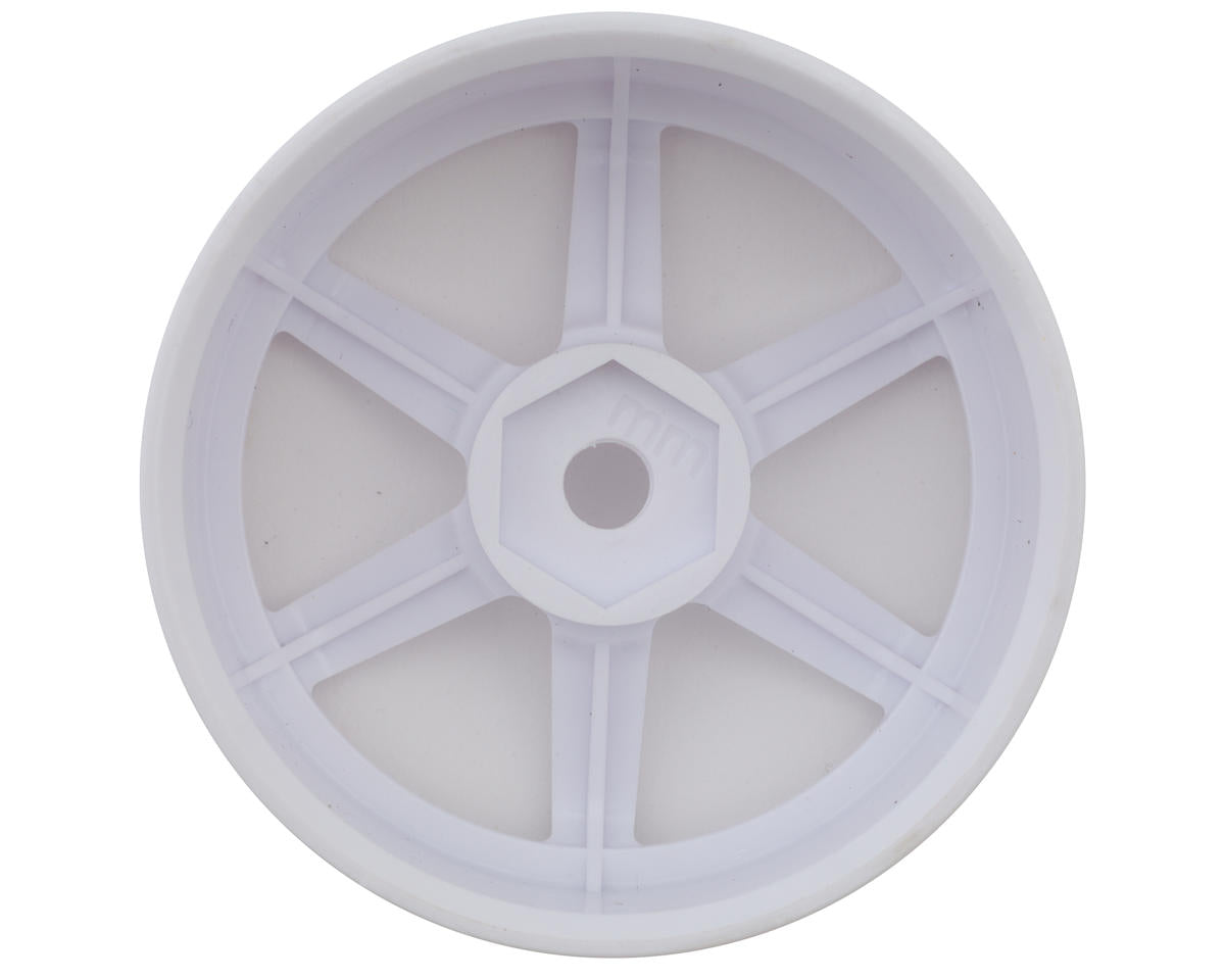 Yokomo 6-Spoke Drift Wheels (White) (2) (7mm Offset)