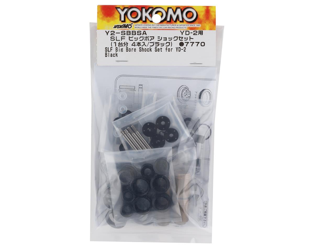 ヨコモ　YD-2用 SLF アルミ製 ビッグボアショックセット　ブラック BLACK SLF Big Bore Shock Set YD2 RD SD MD [Yokomo] Y2-SBBSA