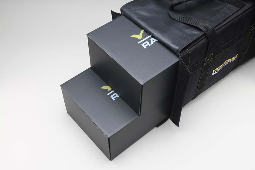 Yokomo Pit Bag IV Cardboard Box Hauler (DUAL CAR)