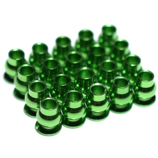 Hot Racing Green Aluminum Suspension Pivot Balls (20) *Archived