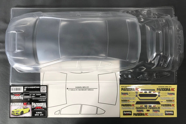 Pandora RC Subaru Impreza WRX STI (2015-18) Clear Drift Body
