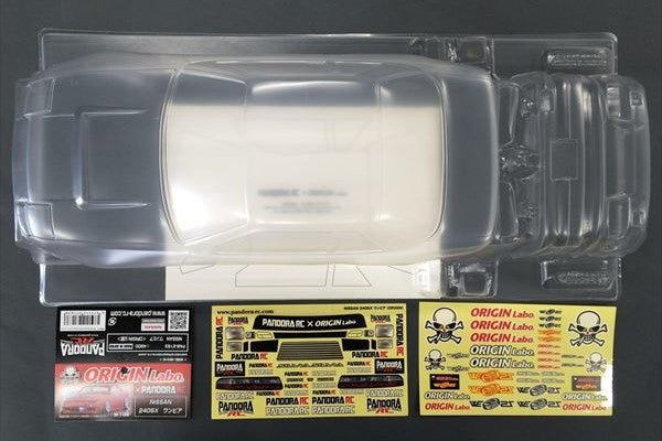 Pandora RC Nissan one-via / ORIGIN Labo. Clear Drift Body