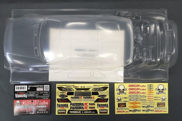 Pandora RC Nissan Silvia S15 / ORIGEN Labo. Cuerpo de deriva transparente