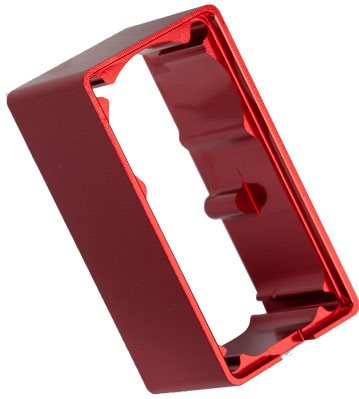 Caja de servos de aluminio Traxxas (rojo/azul) *LIQUIDACIÓN