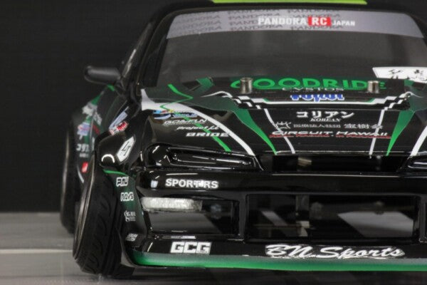 Pandora RC Nissan Silvia S14 Kouki Late Model BLS / BN Sports 1/10 Clear Drift Body