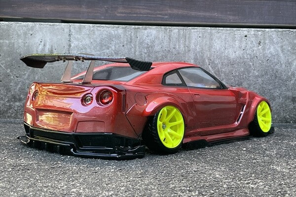 パンドラ 35GT-R GTR Pandora 塗装済 NISSAN Pandora RC Nissan GT-R R35 BLS / BN Sports Clear Drift Body