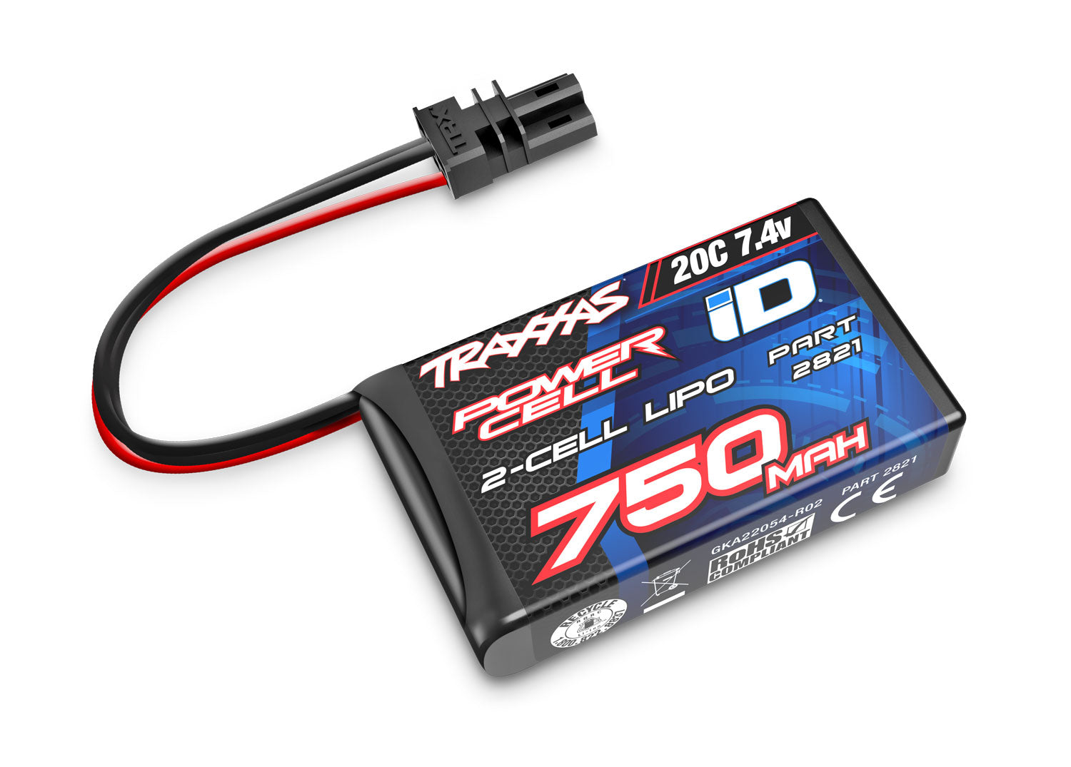 Traxxas TRX-4M 750Mah 7.4V 2-Cell 20C Lipo Battery