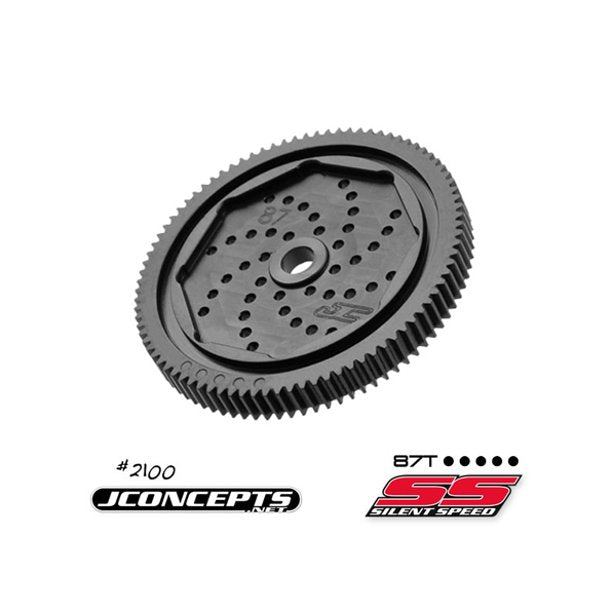 J Concepts 2100 48 Pitch 87T Silent Speed Machined Spur Gear *Archived