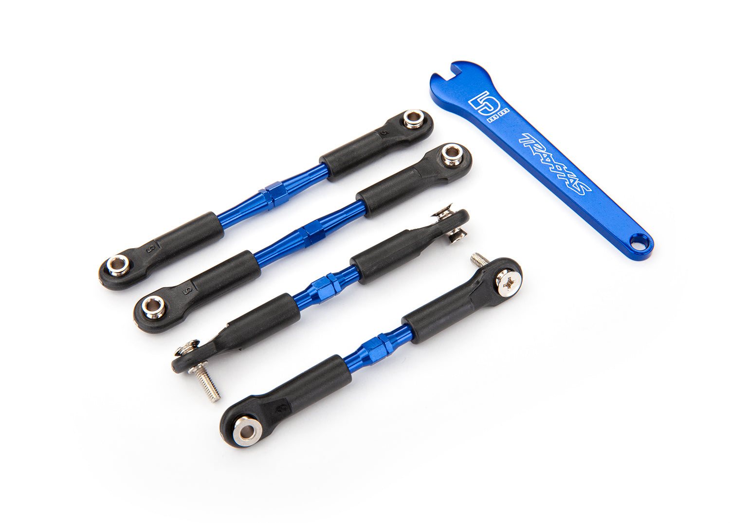 Traxxas Aluminum Turnbuckle Camber Link Set (Blue) (4)
