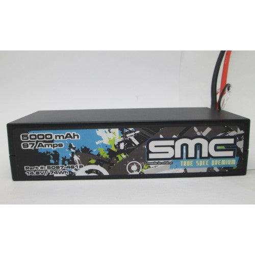 SMC True Spec DV 14.8V 5000mAh 97Amps/75C estuche rígido con cable *Discontinuado