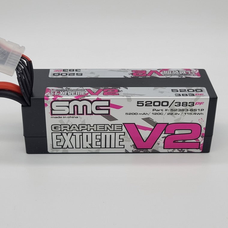 SMC True Spec Extreme Graphene V2 22.2V 5200mAh 120C Hardcase (Traxxas End)  *Archived