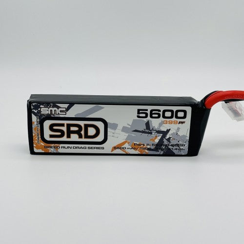 Paquete SMC SRD 7.4V-5600mAh-150C Shorty Softcase Drag Racing *Discontinuado