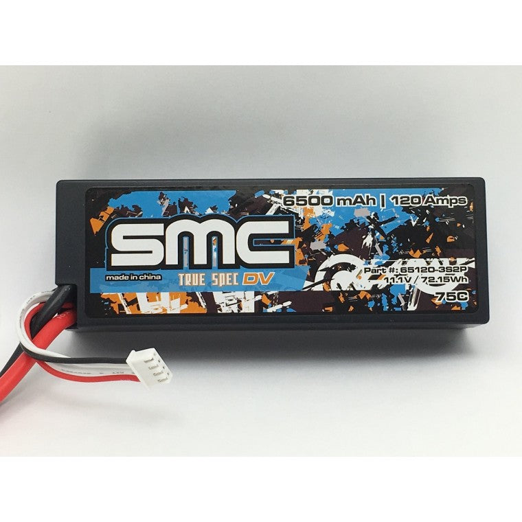 SMC True Spec DV 11.1V 6500mAh 120Amps/75C wired hardcase *Archived