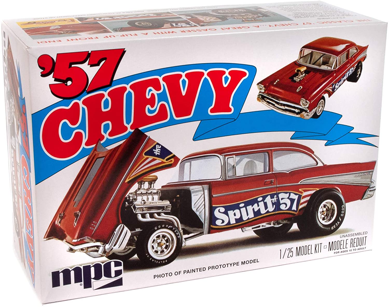 MPC '57 Chevy Spirit of 57 Flip Nose Gasser-