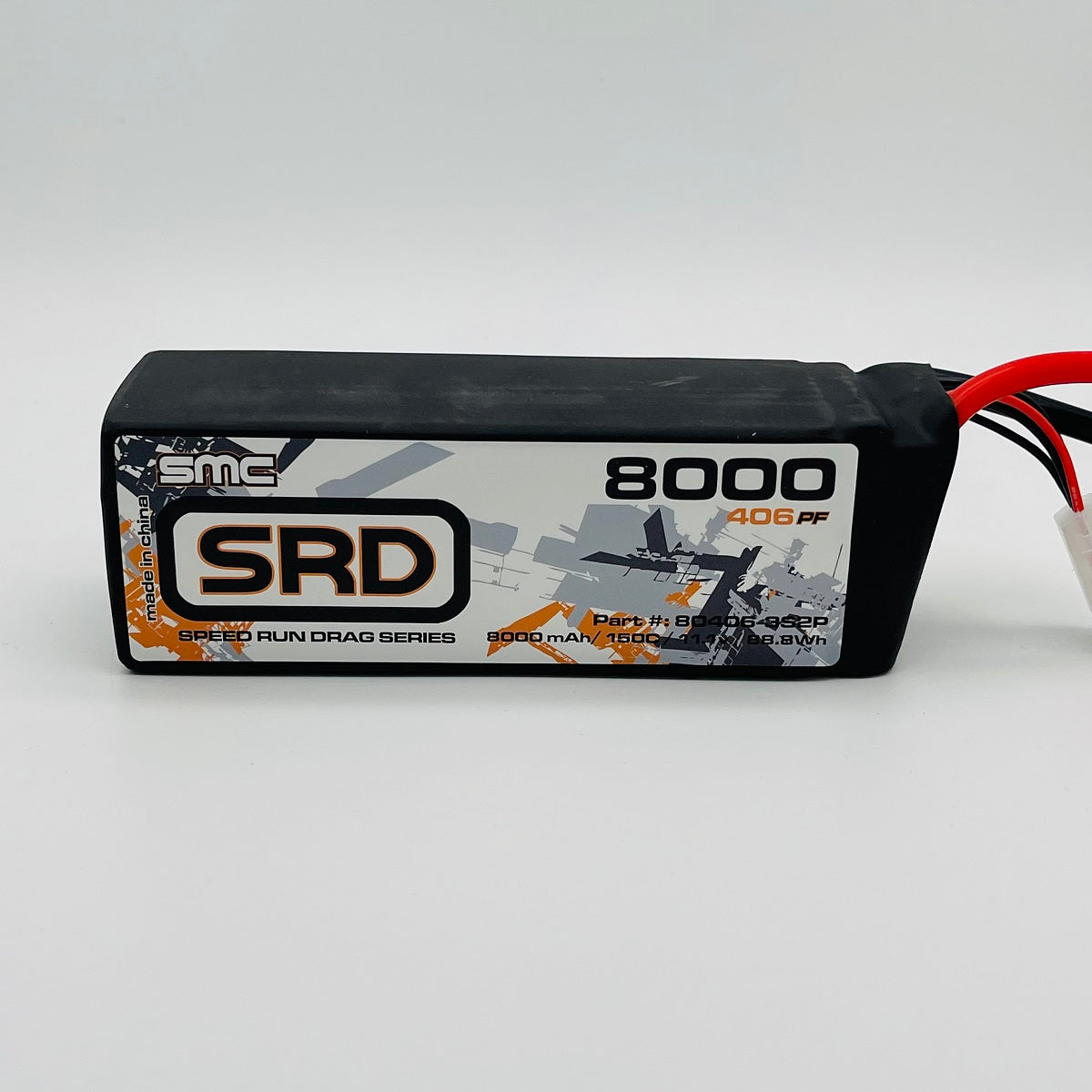 SMC SRD 3S 11.1V 8000mAh 150C Softcase Speed Run LiPo Battery *Archived