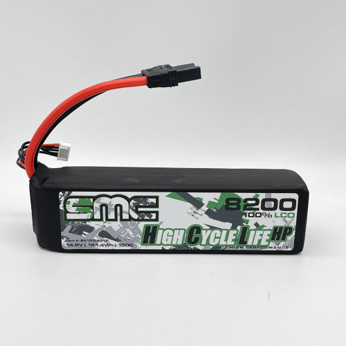SMC HCL-HP 4S 14.8V 8200mAh 150C G10 Protection Plates LiPo Battery