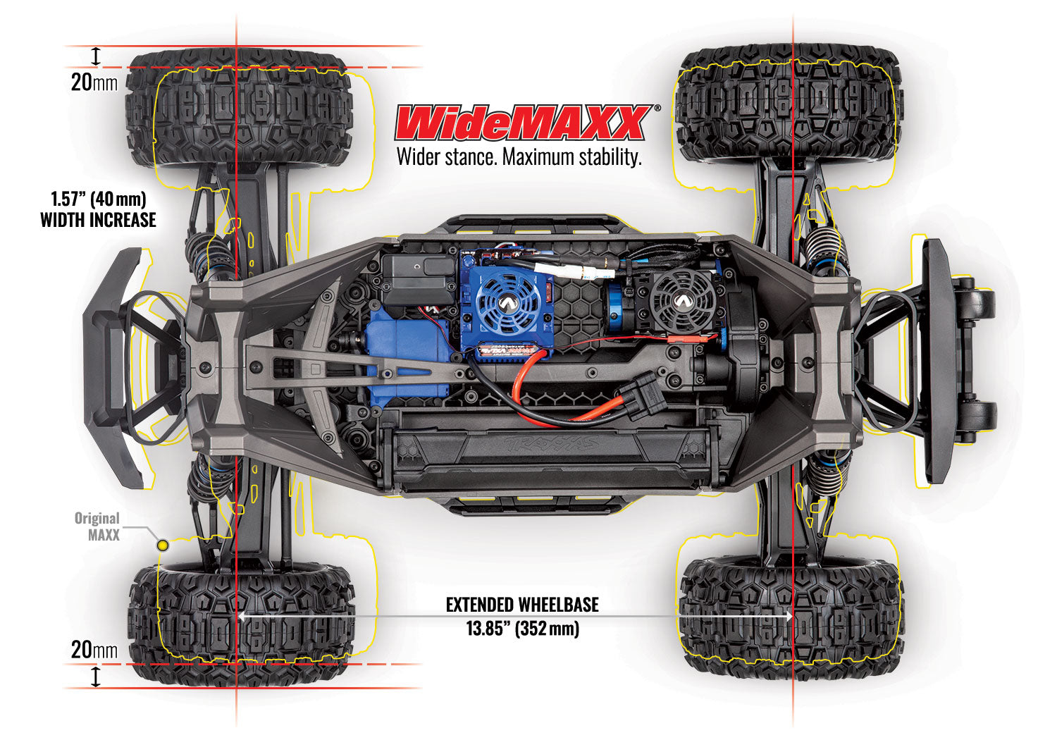 Traxxas 2021 Maxx With Widemaxx 1/10 4wd Monster Truck RTR