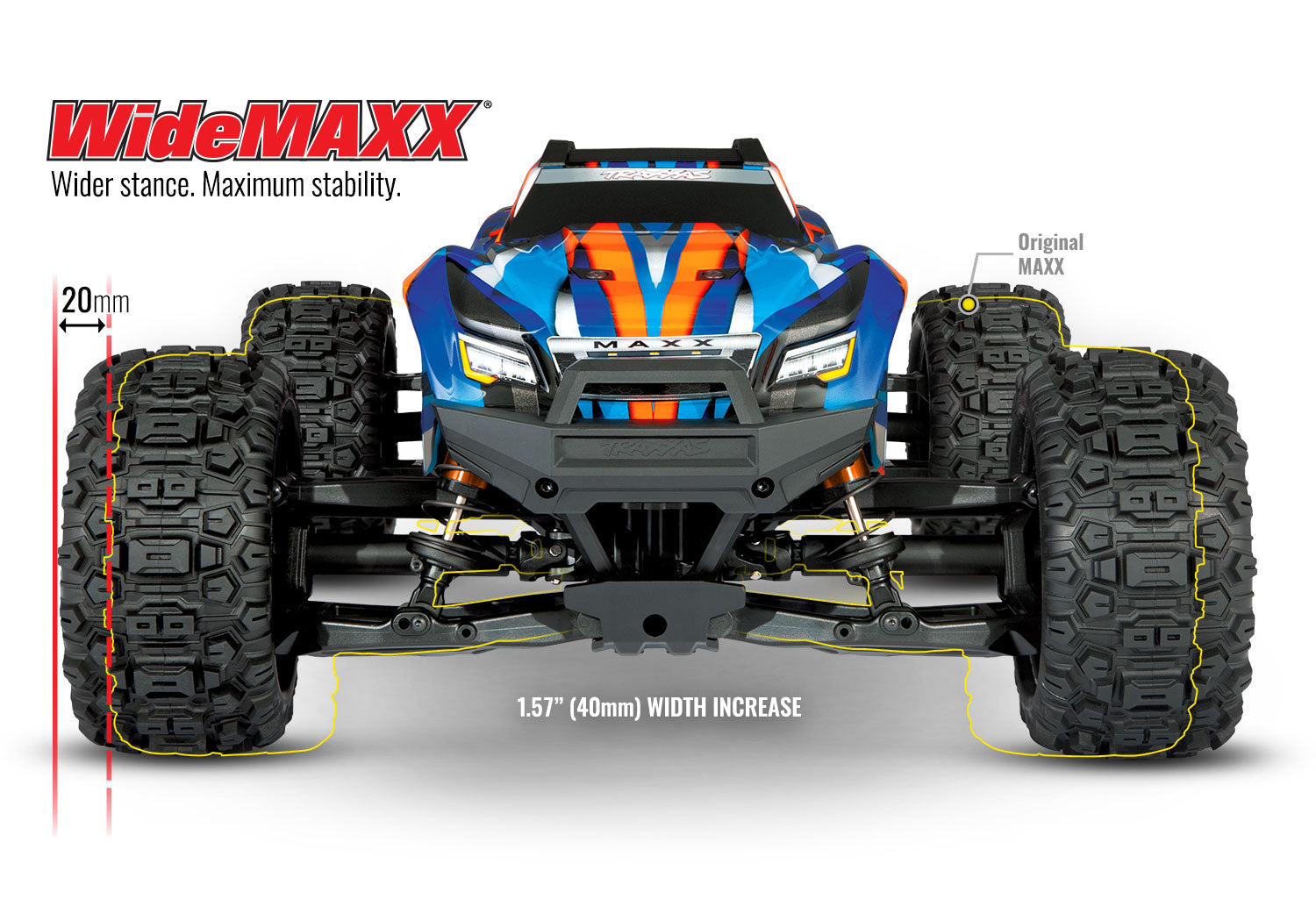 Traxxas 2021 Maxx con Widemaxx 1/10 4wd Monster Truck RTR 
