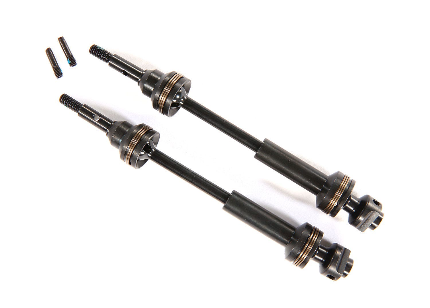 Traxxas Steel-Spline Constant-Velocity Front Driveshafts (2) (Complete Assembly)