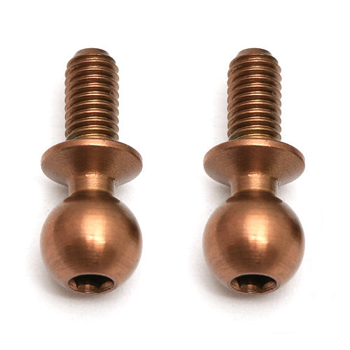Team Associated Factory Team 6mm Heavy Duty Ti-Nitride Ballstud Set (2) *Clearance