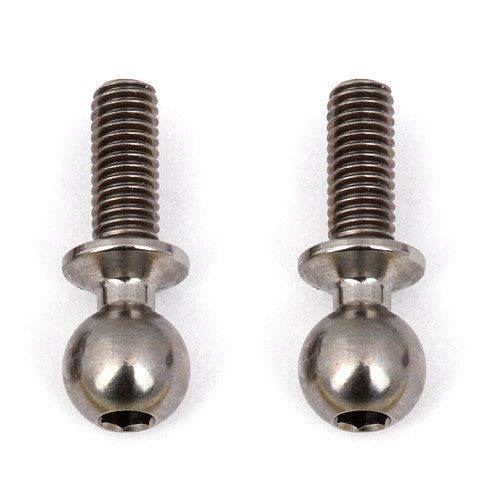 Team Associated 8mm Factory Team Heavy Duty Titanium Ball Stud Set (2)