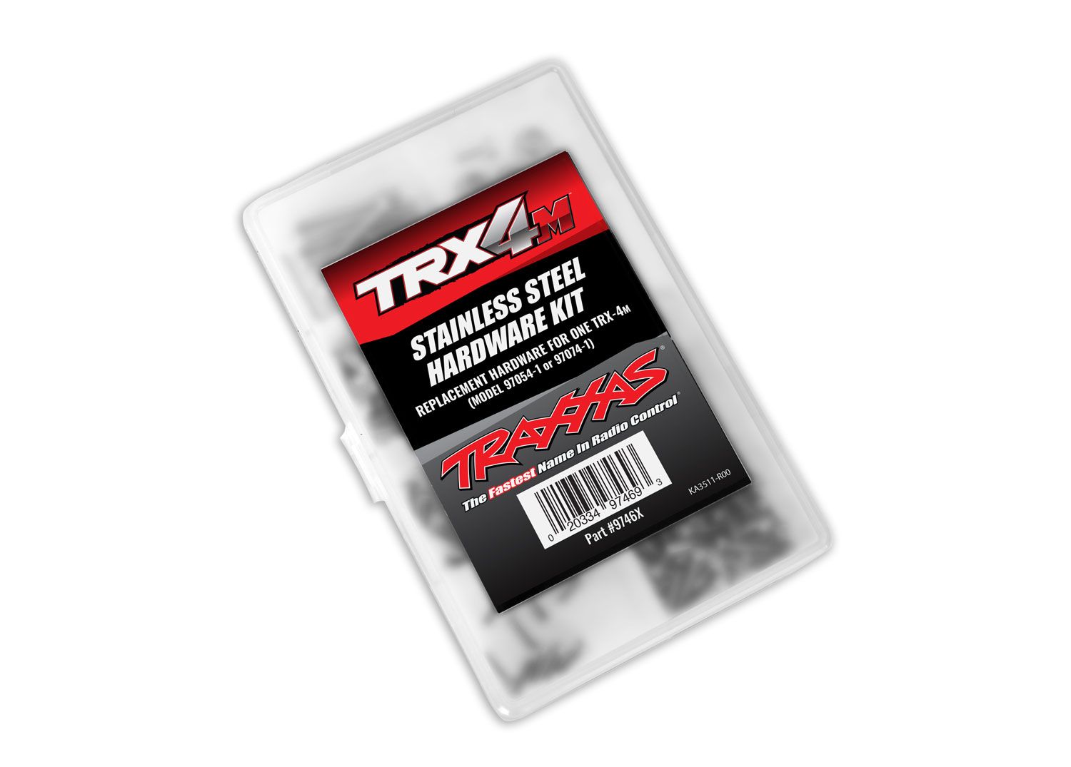 Kit completo de herrajes Traxxas TRX-4M de acero inoxidable 