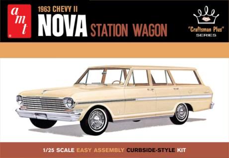 AMT 1/25 1963 Chevy II Nova Station Wagon Craftsman