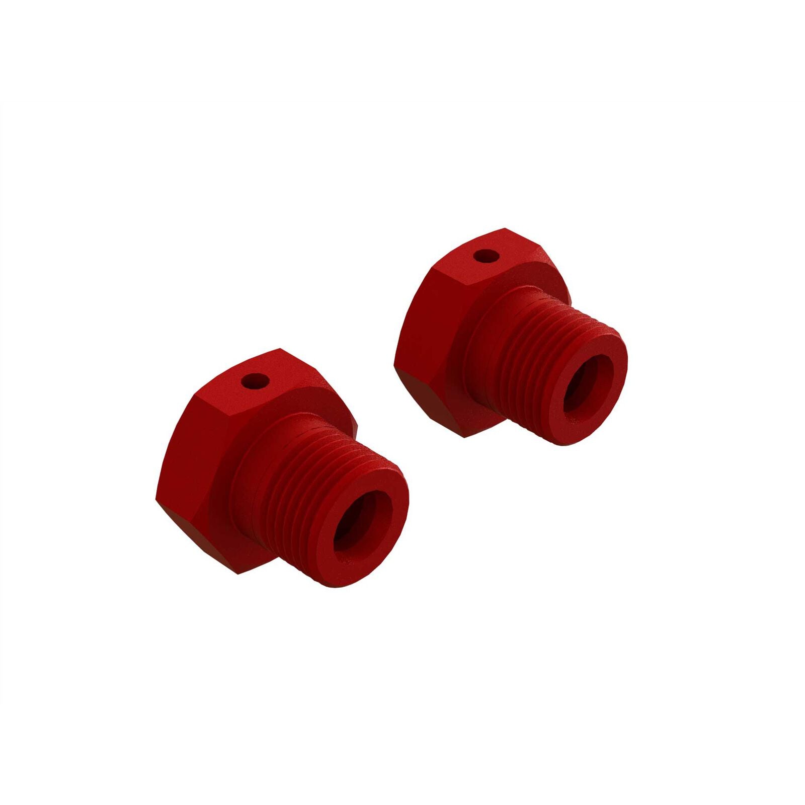 Arrma Wheel Hex 17mm Aluminum (Red) (2)