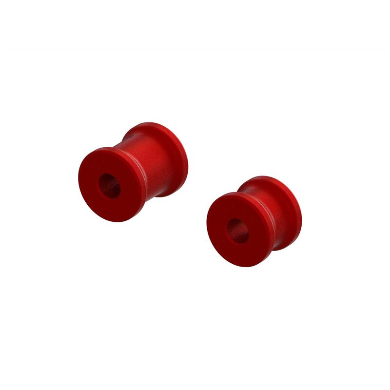 Arrma EXB Aluminum Chassis Brace Red Spacer Set