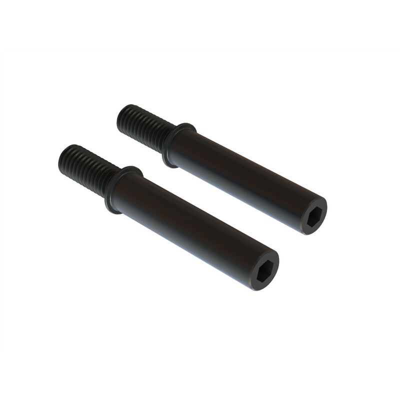 Arrma 8S BLX 6x40mm Steel Steering Post (Black) (2)