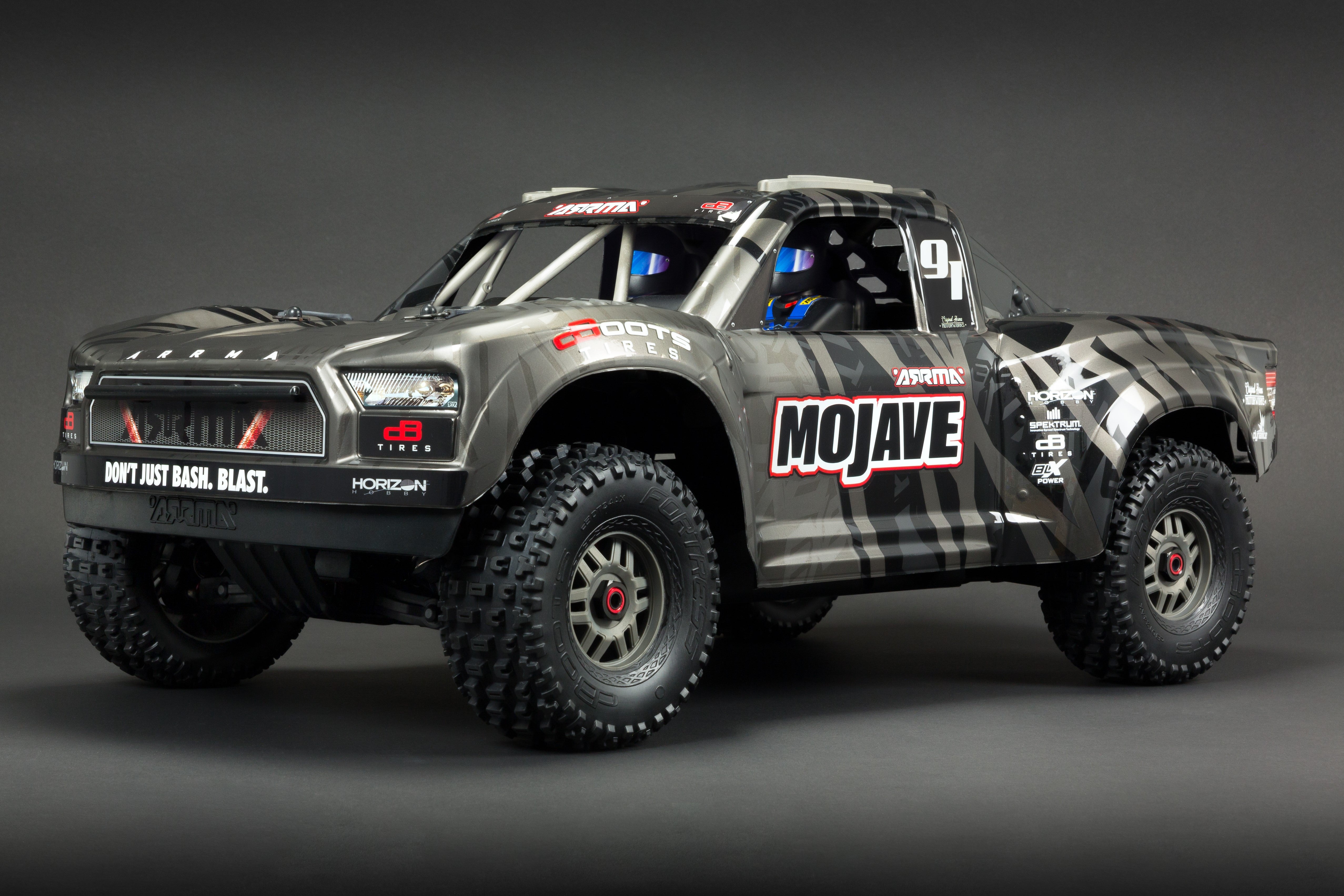 Arrma Mojave 6S EXB Extreme Bash Roller 1/7 4WD Desert Truck (Black) *Archived