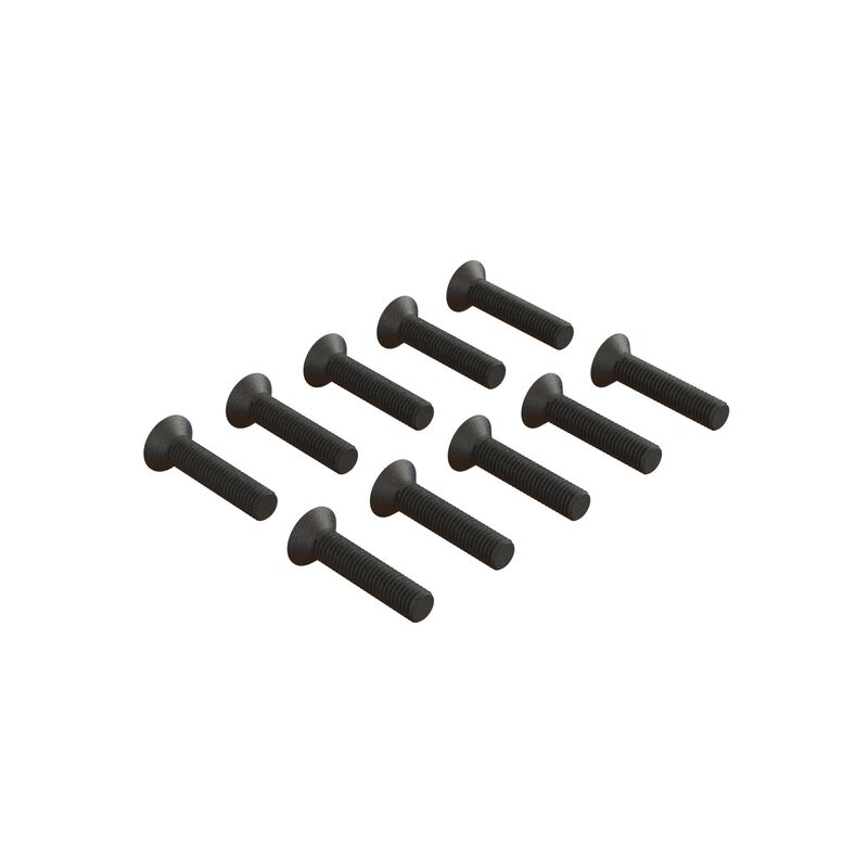 Tornillo para máquina hexagonal de cabeza plana Arrma, M3x14 mm (10)