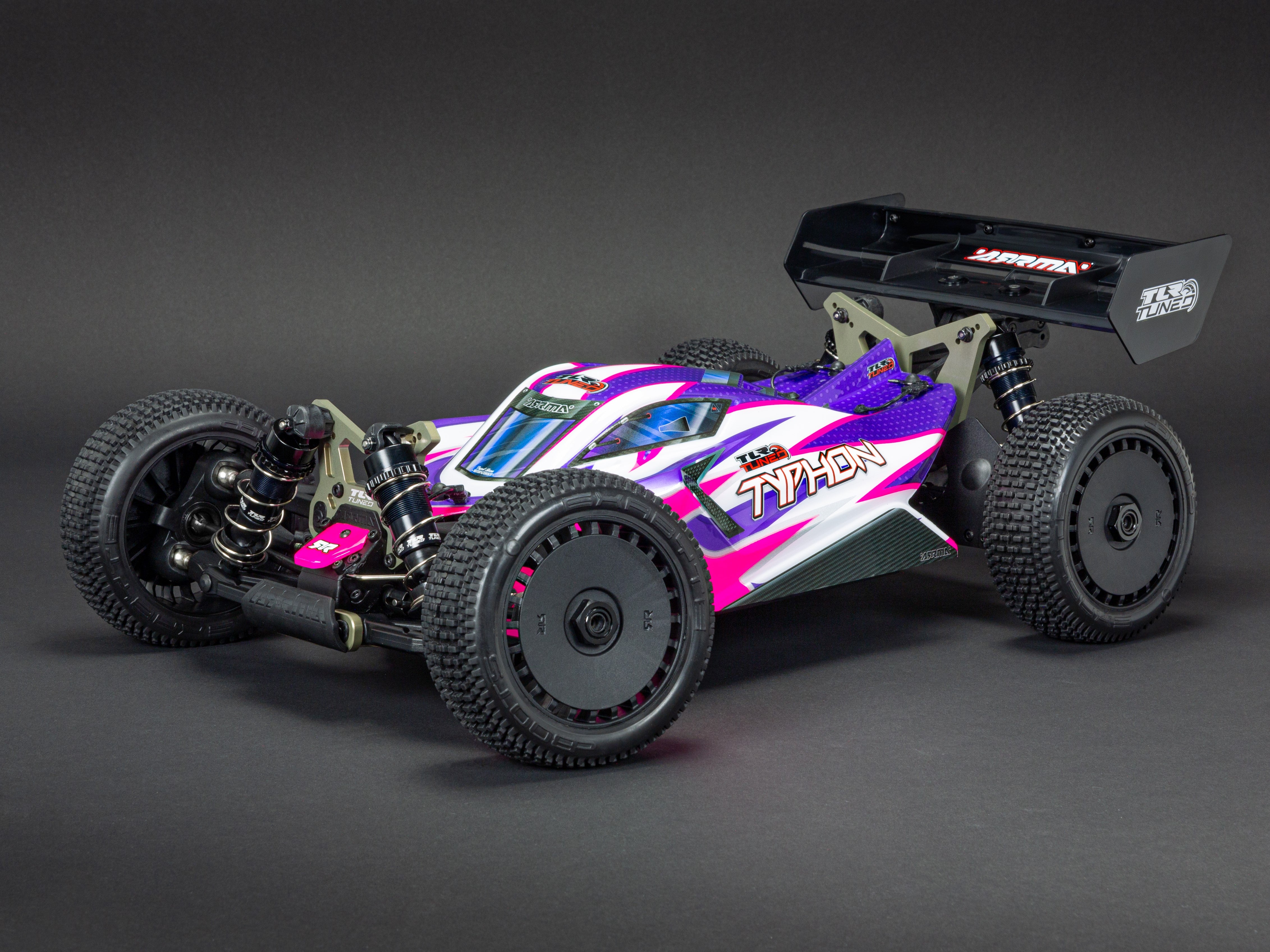 Arrma TLR Tuned TYPHON 1/8 4WD Roller (Pink/Purple)