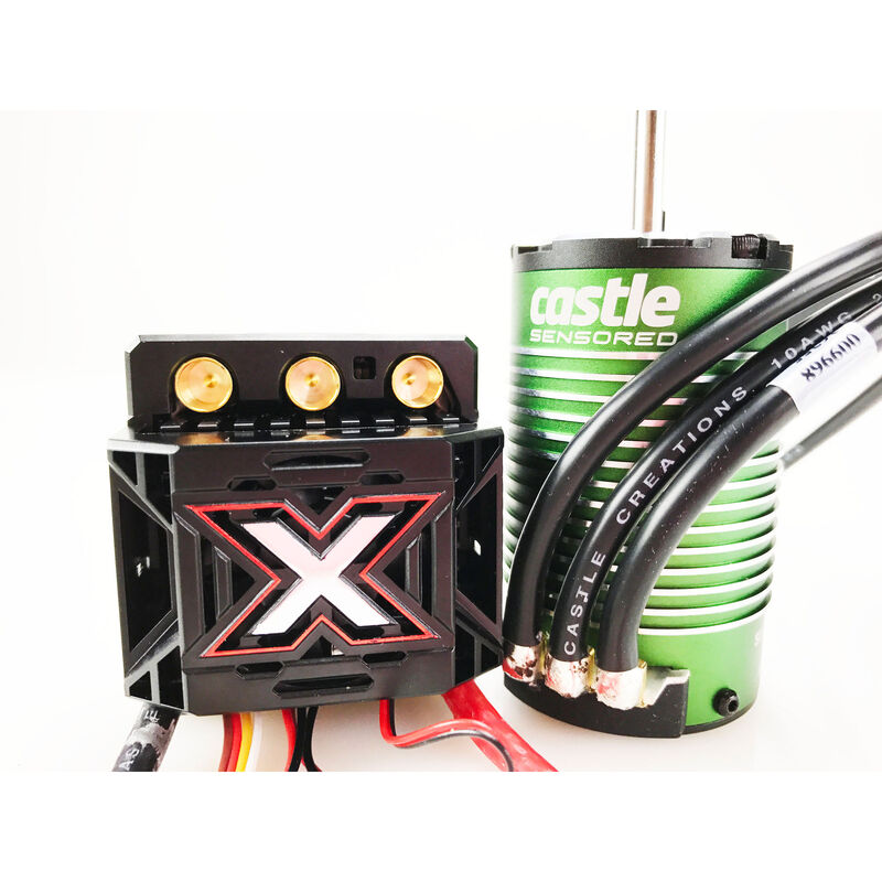 Castle Creations 1/8 Monster X ESC con motor con sensor de 2200KV