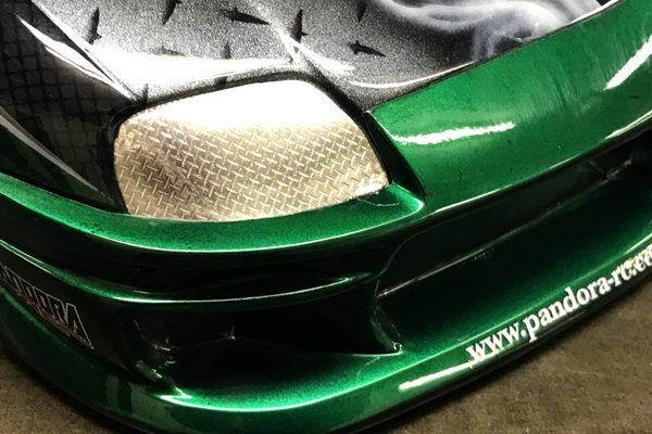 Pandora RC Checkered Steel Place Calcomanía Hoja Gráfico 3D