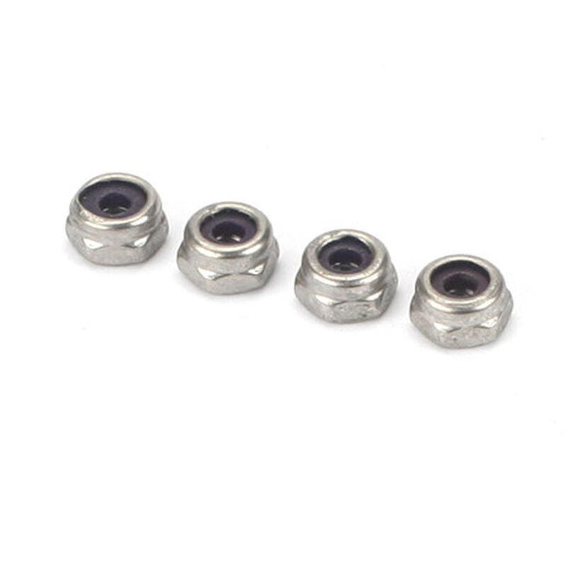 DuBro SS Nylon Lock Nuts, 6-32