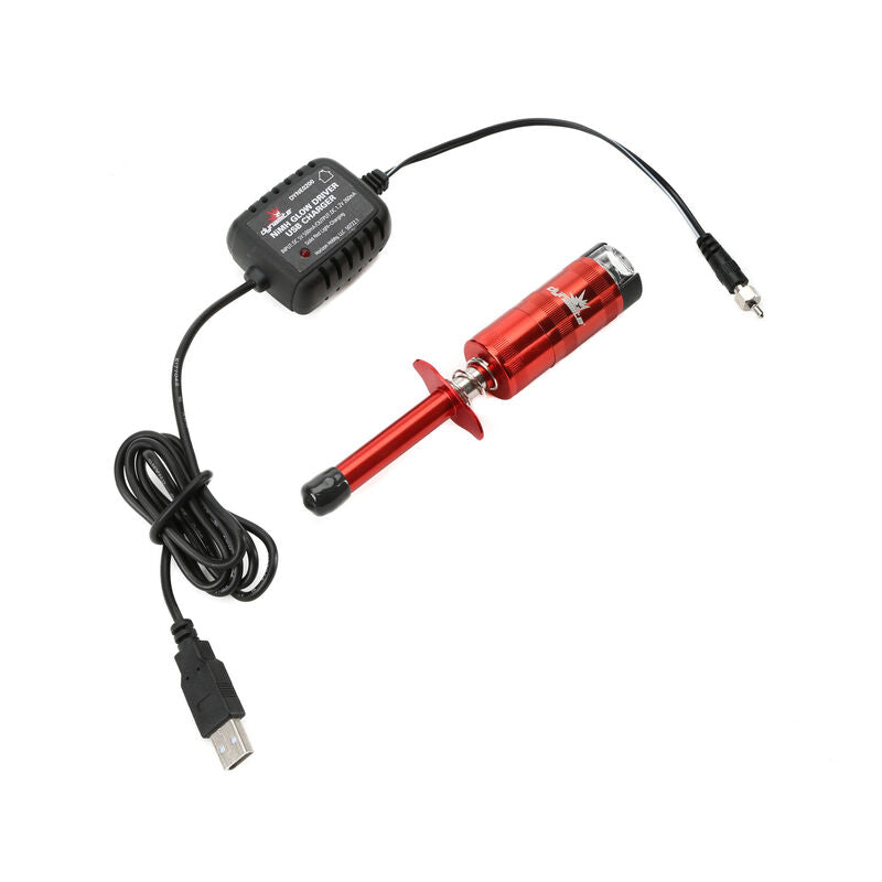 Dynamite Metered NiMH Glow Driver w/USB Charger
