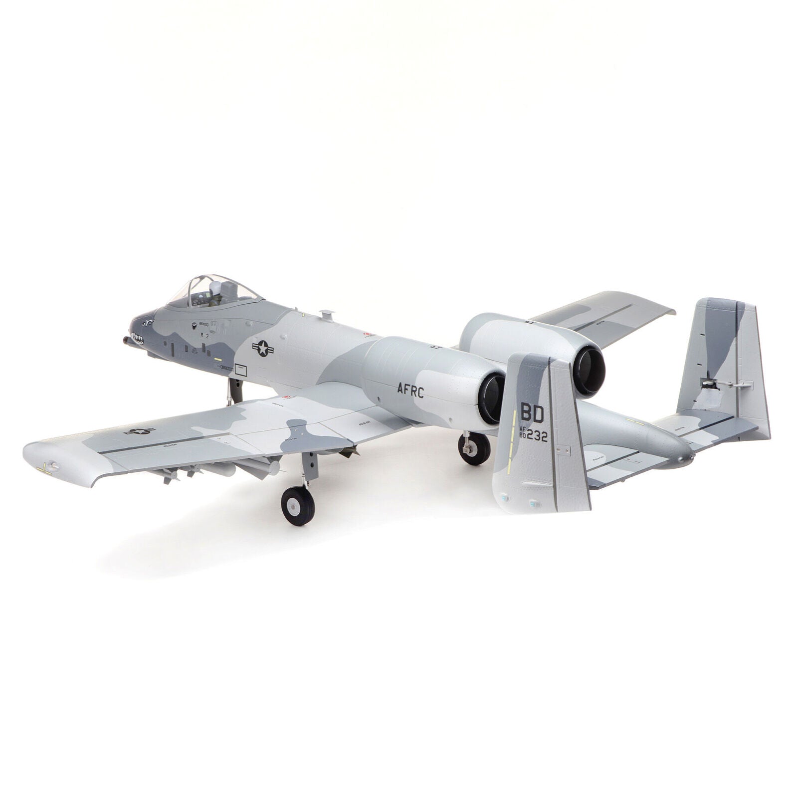 E-flite A-10 Thunderbolt II Twin 64 mm EDF BNF Básico con AS3X y SAFE Select