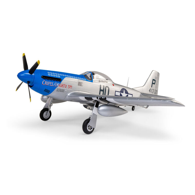 E-flite P-51D Mustang 1.2m BNF Básico con AS3X y SAFE Select "Cripes A'Mighty 3rd" 