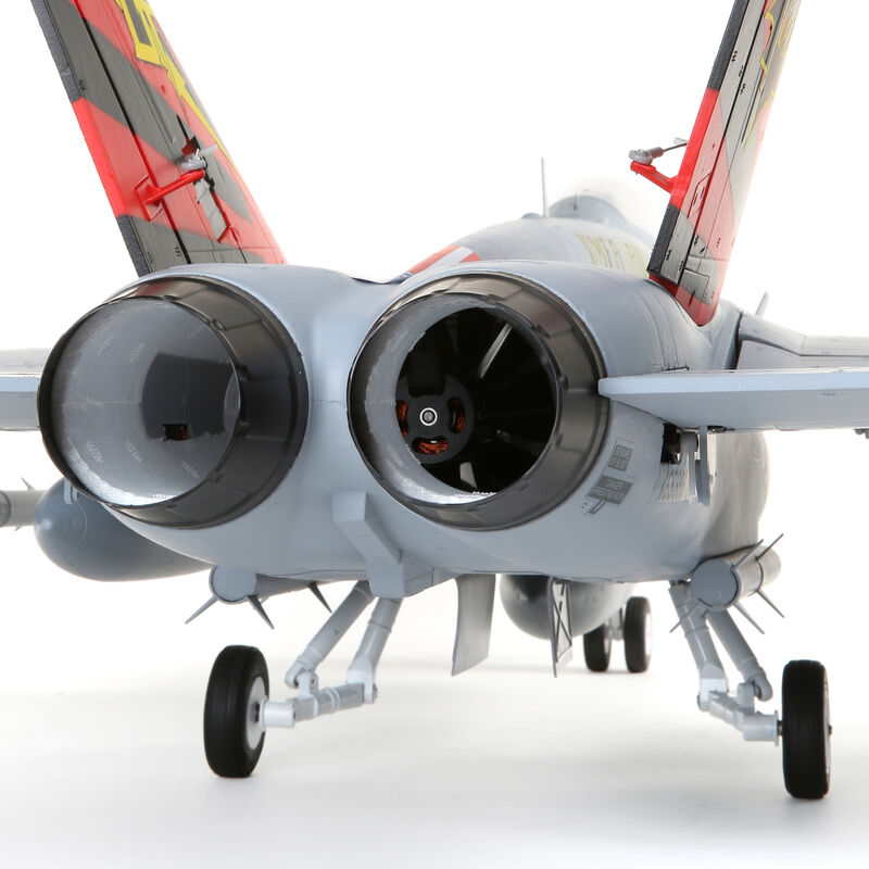 E-flite F-18 Hornet 80 mm EDF PNP Avión de chorro con ventilador eléctrico *Archivado 