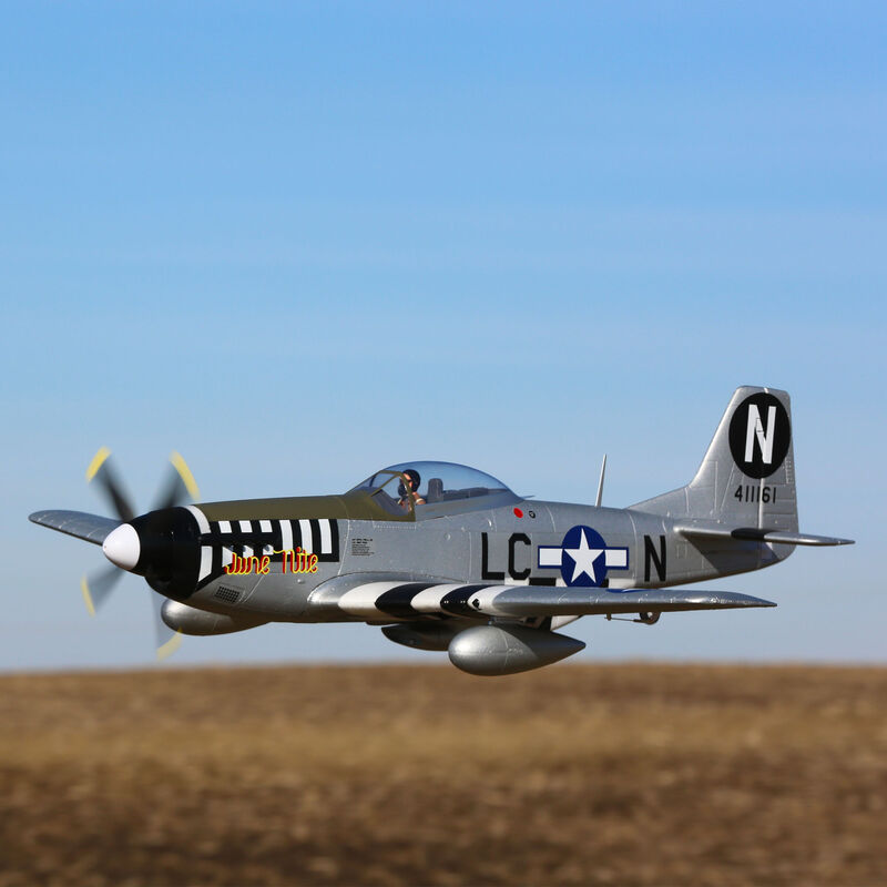 E-flite P-51D Mustang 1.2m BNF Basic with AS3X and SAFE Select *Archived
