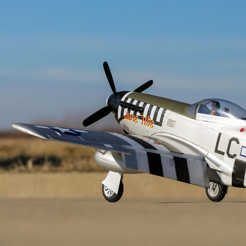 E-flite P-51D Mustang 1.2m BNF Basic with AS3X and SAFE Select *Archived