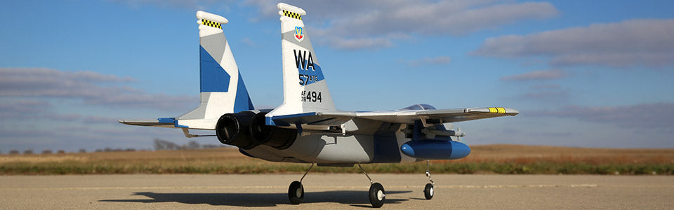 E-flite F-15 Eagle 64 mm EDF BNF Ventilador eléctrico básico con conductos *Archivado