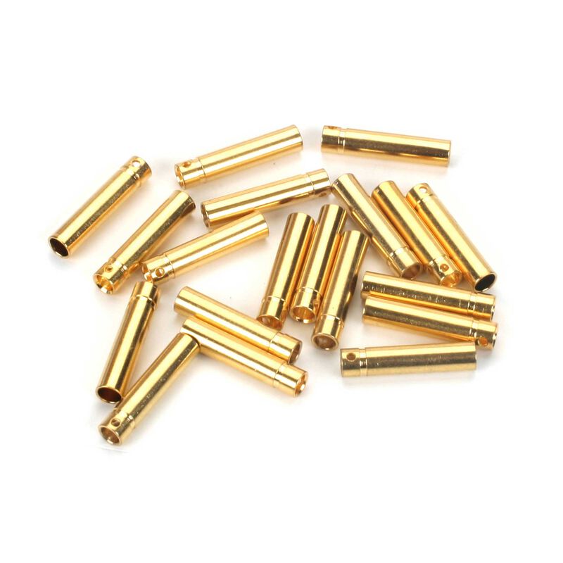 E-flite Connector: Gold Bullet Female, 4mm (30)