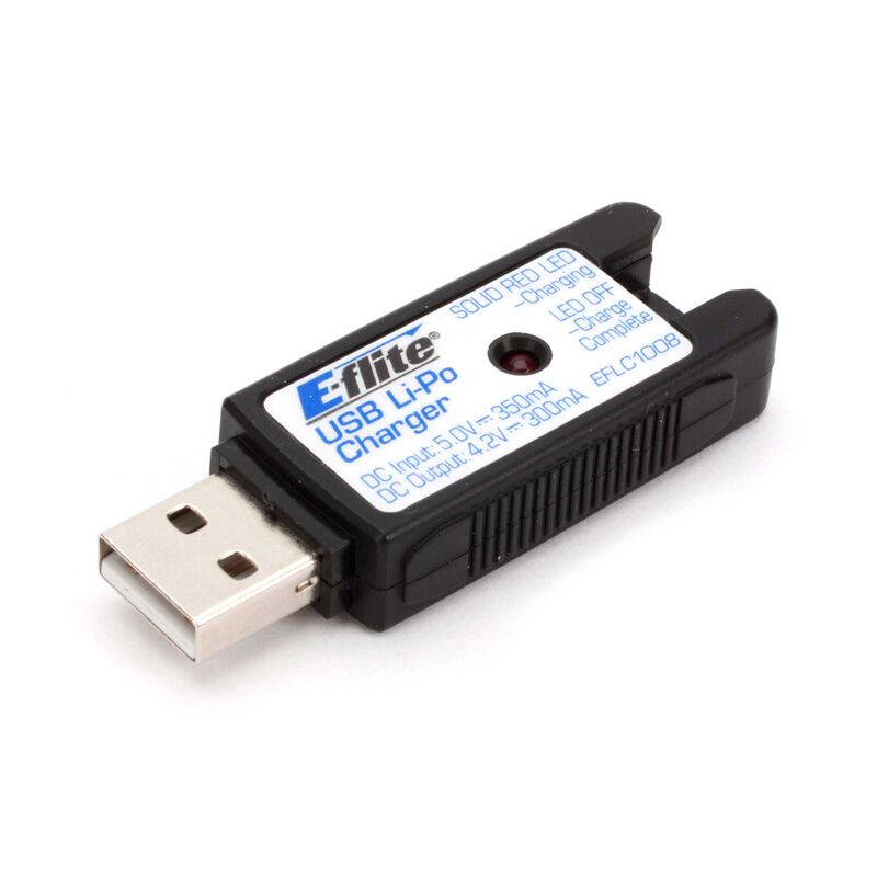 E-flite 1S USB Li-Po Charger, 300mA
