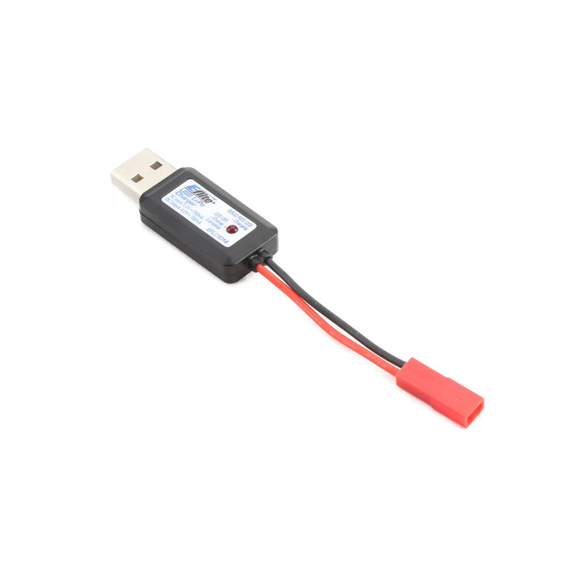 Cargador E-flite 1S USB Li-Po, 700mA, JST