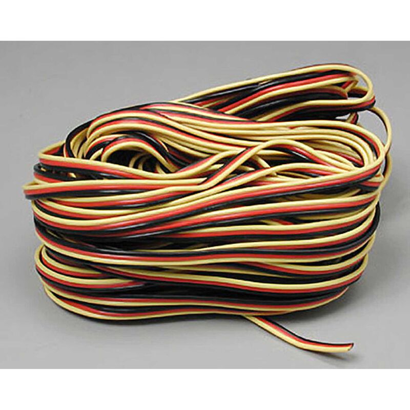 Hitec Servo Wire: 50' 3-Color