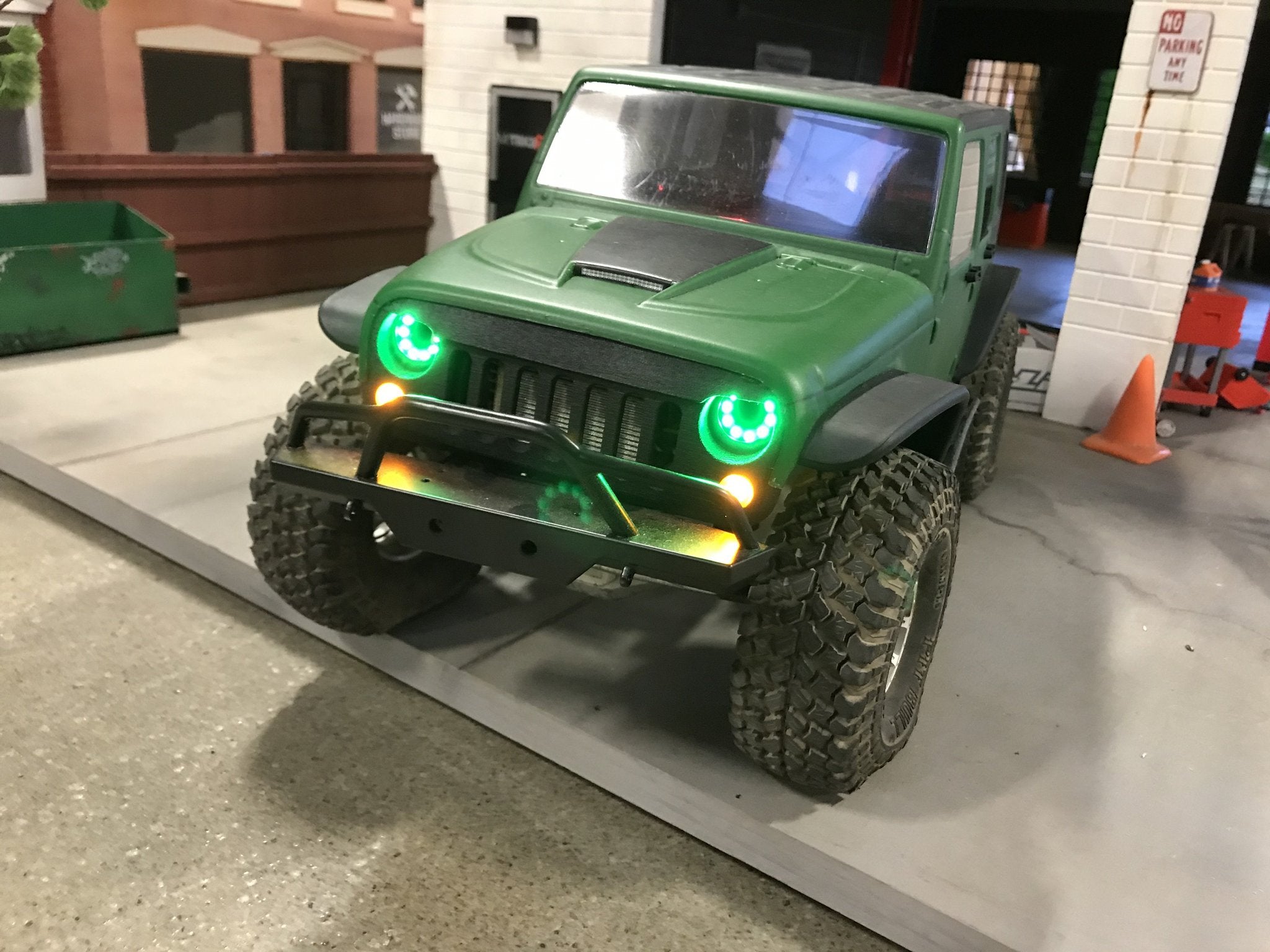 MyTricksRC Attack 17mm Green Halo LED Headlights