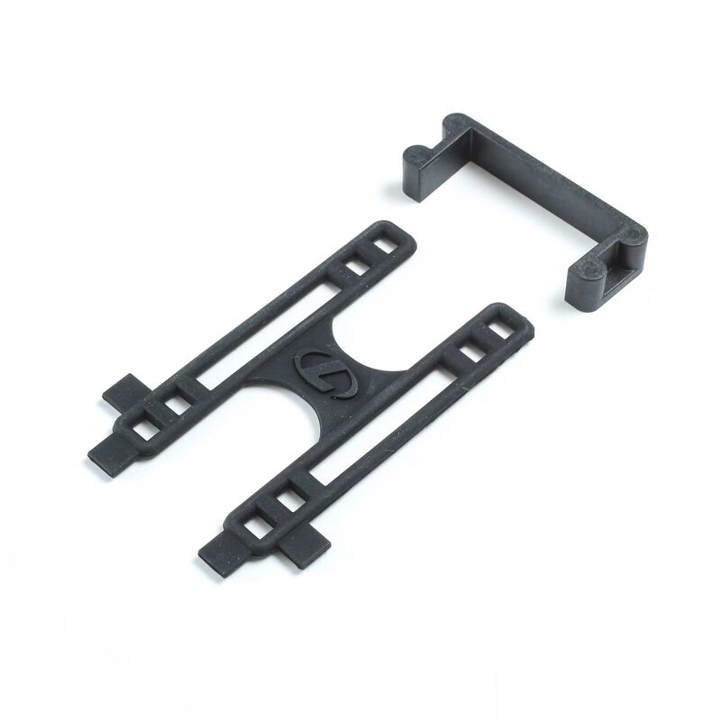 Losi Battery Mount Set, Aluminum Chassis: 22S