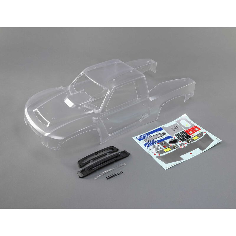 Losi Body and Front Grill, Clear: SBR 2.0
